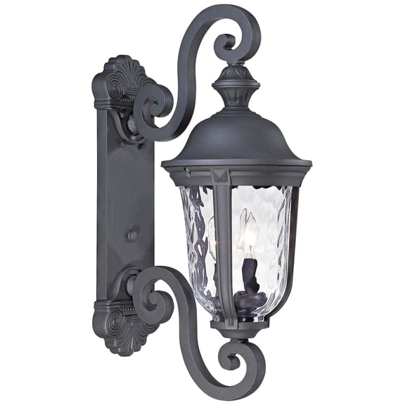 Minka Lavery Ardmore 24 1/2" High Black Outdoor Wall Light