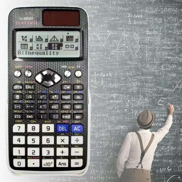 Calculadora Científica Avanzada JShteea Pantalla Natural para Estudiantes