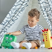 hand2mind Numberblocks® Three and Four Playful Pals 8 and 12 Plush Toys, (2 Pieces)