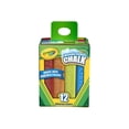 thumbnail image 1 of Crayola Sidewalk - Craie - Couleurs Vives Assorties - Grand (Lot de 12), 1 of 2
