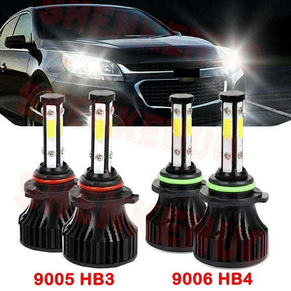 9005 9006 LED Headlight Bulbs for Chevrolet Astro 1995 1996 1997 1998 1999 2000 2001 2002 2003 2004 2005 High&Low Beam 4pcs