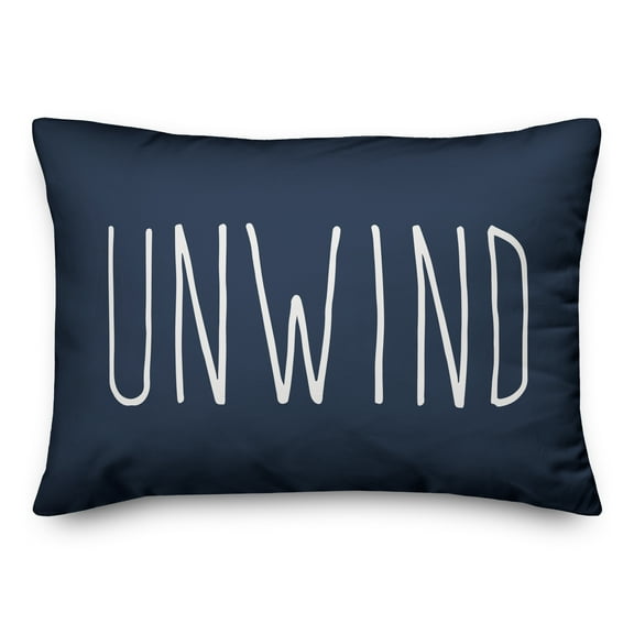 Creative Products Unwind Navy 14x20 Indoor / Outdoor Pillow