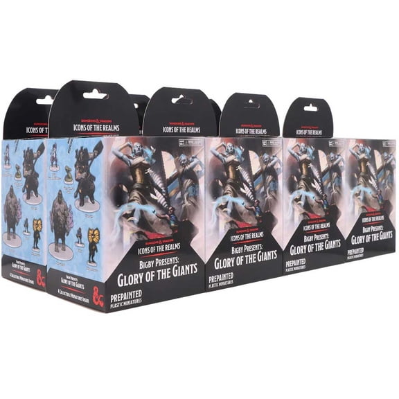 D&D: Icons of the Realms: Bigby Presents: Glory of the Giants Set 27 Booster Brick (8)