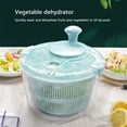 thumbnail image 2 of hirigin Salad Spinner, Manual Lettuce Dryer Vegetable Fruit Washer with Crank Handle  Locking Lid, 2 of 8