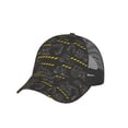 thumbnail image 6 of Lsque Retro Excavator Printed Trucker Hat - Baseball Cap for Men Women - Breathable Mesh Side, Adjustable Fit - for Casual Wear, 6 of 7