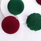 thumbnail image 4 of Toystoory 12 pack/lote de adornos Extra grandes, adornos de bolas de Navidad de granja para elegancia glamurosa festiva Kits de decoración para fiestas verde 8cm-12, 4 of 6