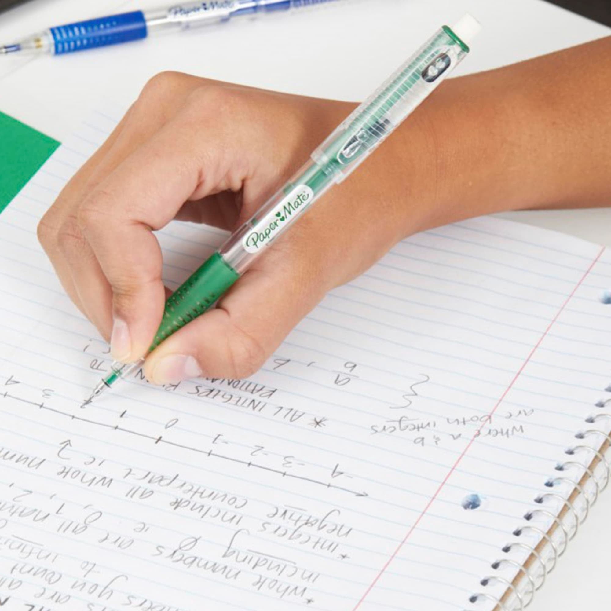 Paper Mate Clearpoint Mechanical Pencils, HB #2 Lead (0.5mm), with Lead Refills and 2 Erasers