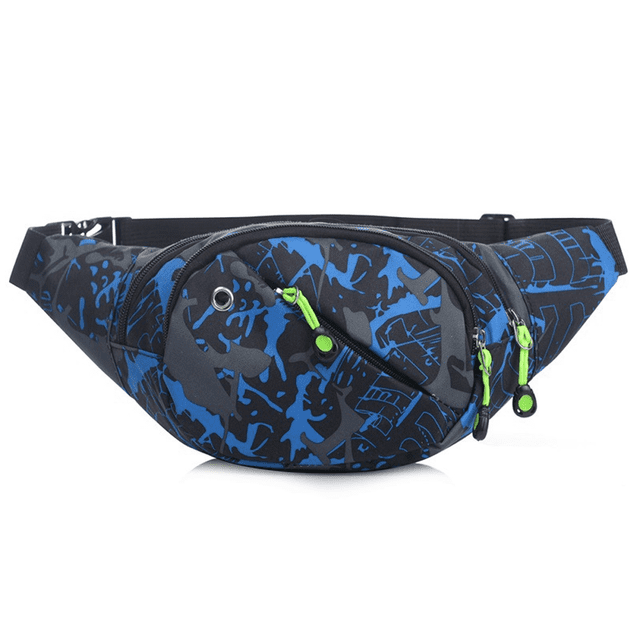 Riñonera multifuncional de viaje con cinturón ajustable para actividades al aire libre, ciclismo, running.