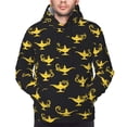 thumbnail image 4 of Hoodies for Men - lamp Pattern yellow Long Sleeve Comfrt Men'S Fashion Hoodies & Sweatshirts, Sweatshirts for Men Hoodies Pullover Clothing Clothes with Pouch, 4 of 7