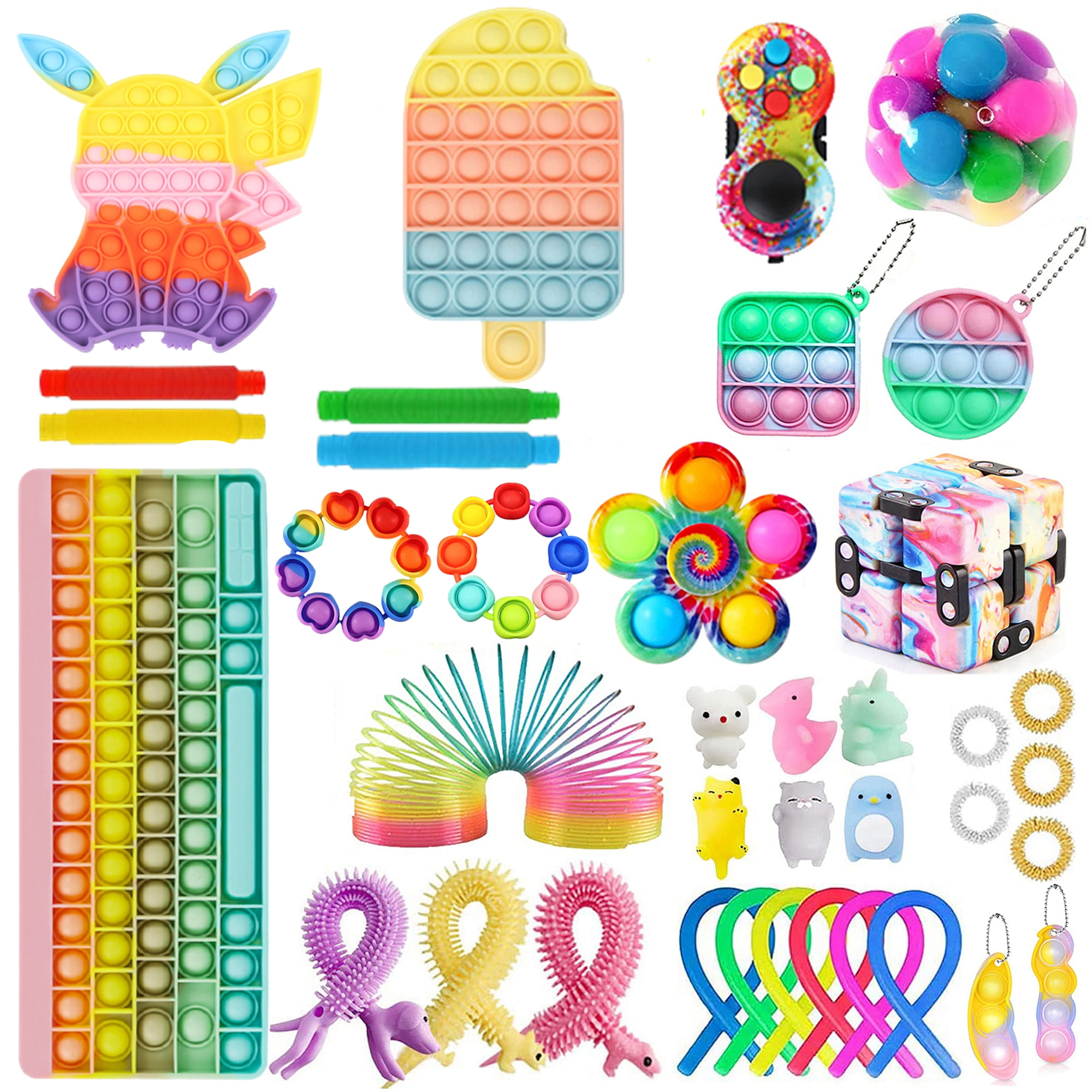 38 Pack Fidget Toys Set Sensory Tools Bundle Stress Relief Hand Kids Adults Toys 