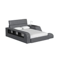 thumbnail image 3 of Picket House Furnishings Booker Side Bookcase in Gray PU, 3 of 7