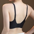 thumbnail image 5 of Jinhomg Seamless Bra for Women Gentle Coverage Weekend Styling Wirefree Bralette No Print Pullover Style for Daily Lounge Wear, Stable Hold, for Smooth Styling Black XL, 5 of 6