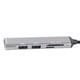 thumbnail image 3 of USB3.0 Hub 5 en 1 multipuerto cuerpo de aleación de aluminio Mini divisor de tipo portátil para viajes en casa oficina viaje de negocios, 3 of 8