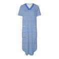thumbnail image 5 of Summer Plus Size Dresses for Womens 2025 Fashion Sexy Solid Color Pocket Sleeveless V-Neck Dress, 5 of 6