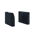 thumbnail image 4 of HONBAY Velvet Side Armrest Module for Modular Sectional Sofa Couch Pair of Armrests, Navy Blue, 4 of 7