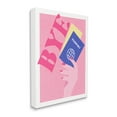 thumbnail image 3 of Stupell Industries Bye Holding Travel Passport Graphic Art Gallery Wrapped Canvas Print Wall Art, Design by Daphne Polselli, 3 of 7