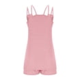 thumbnail image 6 of Womens Cami Pajama Sets 2 Piece Ribbed Knit PJs Tank Top and Shorts Set Sleepwear, 6 of 7