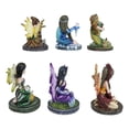 thumbnail image 4 of Pack Of 6 Fantasy Pretty Fairy Garden In Their Whimsical Worlds Small Figurines, 4 of 9