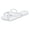 White, variant on Foldable Travel Slippers Shower Shoes for Women and Men Quick Drying Non Slip Slides Bathroom Gym Pool Beach Sandals White 10.5