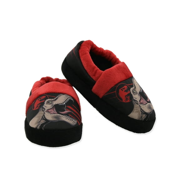 Jurassic World Dinosaurs Boy's Toddler Plush Aline Slippers JPF205