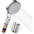 thumbnail image 1 of duomi-Filtered Shower Head with Handheld, HURRAN 5-Spray Mode High Pressure Shower Heads with Filter, Detachable Handheld Showerhead with ON/OFF Switch, Water Softener Filters Beads Replacement (Head, 1 of 4
