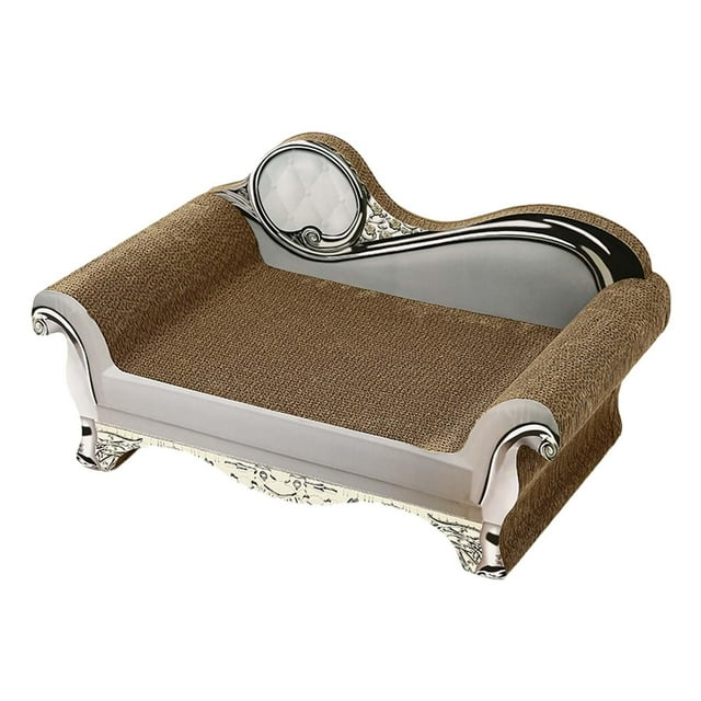 DOLITY Carton Ondulé Chat Lit à Gratter Chat Planche à Gratter pour la Décoration de la Maison