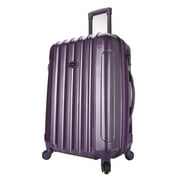 KAYLA BY TPRC 24" HARDSIDE EXPANDABLE ROLLING UPRIGHT - PURPLE