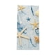 thumbnail image 2 of Toalla de playa con temática marina: estrellas de mar, conchas y tortuga marina. Toalla de microfibra absorbente de secado rápido para nadar, surfear y usar junto a la piscina., 2 of 6