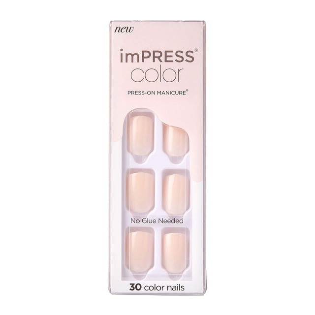 Uñas Postizas KISS ImPRESS Color Nails Press-On Point Pink KISS Impress Color