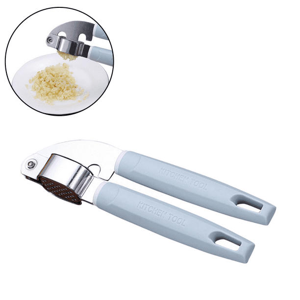 Garlic Press, Stainless Steel Mincing & Crushing Tool for Nuts & Seeds