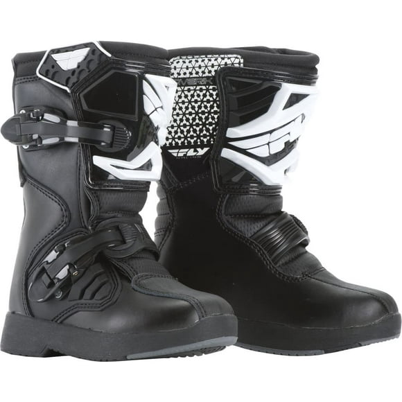 Fly Racing Maverick MX Youth and Mini Boots (Mini Black, Y10)