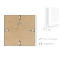 thumbnail image 3 of HAUS AND HUES 10x10 White Metal Picture Frames Matted to 5x5 - Features Premium Aluminum & Hanging Hardware, Shatterproof Plexiglass - Ideal for Home, Room, Office (10x10 in, White, Set of 4), 3 of 6