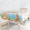 thumbnail image 4 of Christmas Tablecloth 60x84 for Rectangle Tables - Waterproof Holiday Decoration Table Cloth - Washable Wipable Fabric Table Cover for Kitchen, Indoor and Outdoor, 4 of 6