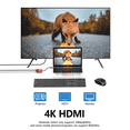 thumbnail image 4 of GKEAPZA Switch Dock for Nintendo Switch/OLED Switch Dock station,3-in-1 Portable TV Dock with 4K HDMI USB 3.0 Port USB C PD 100W Charging,Travel Docking Station Replacement for Switch, 4 of 6
