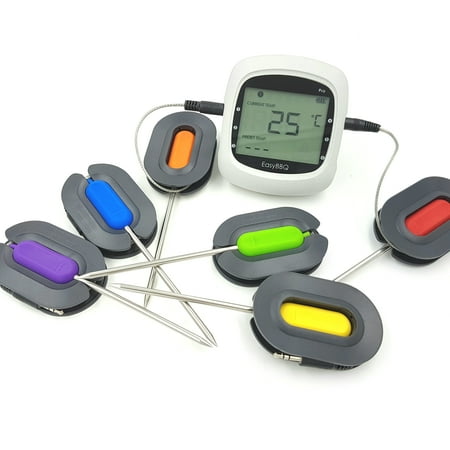 - PerfectPrime Wireless 6-Channel Home Chef BBQ Grill Thermometer, iOS & Android