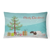 Carolines Treasures CK4471PW1216 Dumbo Rat Merry Christmas Canvas Fabric Decorative Pillow, 12H x16W, multicolor