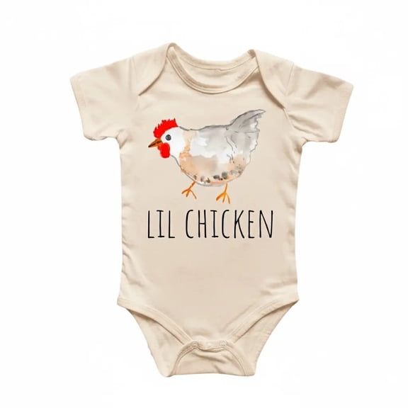 Chicken Newborn Baby Bodysuit