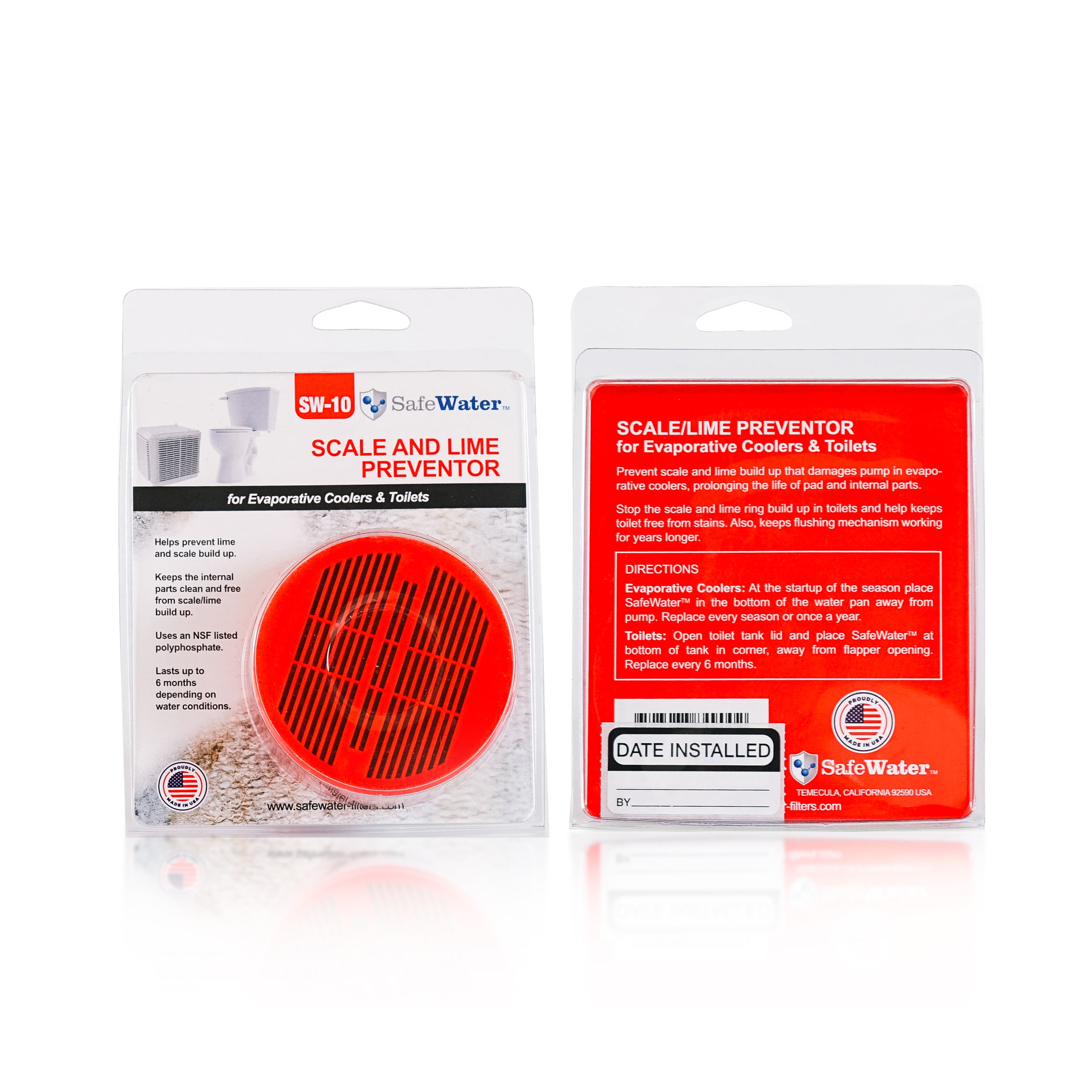 SafeWater Scale and Lime Guard for Evaporator Coolers and Toilets