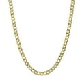 thumbnail image 1 of 10k 7.0mm Semi-Solid Curb Link Chain (Weight: 15.6 Grams, Length: 24 Inches), 1 of 4