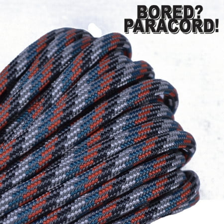 

Bored Paracord Brand 550 lb Type III Paracord - Veggie Soup 100 Feet