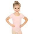 thumbnail image 1 of Elowel Justaucorps à Manches Courtes pour Filles Team Basics Rose Nude Taille-10-12, 1 of 30