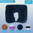 Sedona House Weighted Neck & Shoulder Wrap, Microwavable Heat Pad, Ice