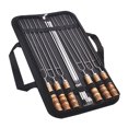 thumbnail image 4 of Brochetas de Metal para Barbacoa ANGGREK Brocheta En Forma de U Acero Inoxidable 201 A Prueba de Herrumbre con Madera, 4 of 8