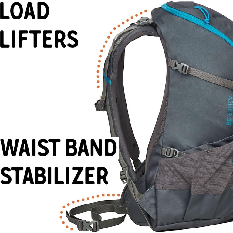 kelty 35l backpack Kelty | Asher 35L Hiking Backpack, Lightweight Outdoor Pack - Moss/Dill