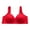 Red, variant on Admvng Bras for Women No Underwir Solid Color No Steel Ring Push Up Breathable Underwear Daily Bra, Size 36-44