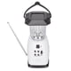 thumbnail image 3 of Radio de manivela con carga múltiple, alerta meteorológica, cargador de teléfono de 1200mAh, Radio de emergencia con luz LED para acampar y hacer senderismo, 3 of 14