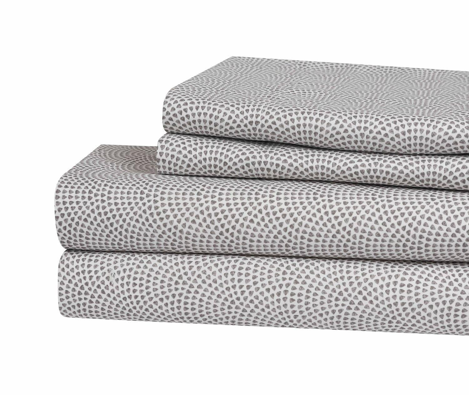 4 Piece High Quality Printed Microfibre Sheet Set