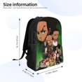 thumbnail image 2 of The Boondocks Backpack, Large Capacity Travel Bookbag, Durable Water-Resistant Laptop Backpack For Work, College, And Daily Use, 16.1x11.8x6.5 Inch, 2 of 8