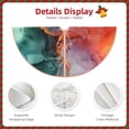 thumbnail image 3 of Daiia Colorful Abstract Waves Drawing Merry Christmas Tree Skirt , Xmas Large Lace-up Tree Skirt, Santa Snowflakes Rustic Home Decorations New Year Party Farmhouse Decor-48", 3 of 6