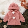 thumbnail image 6 of Esaierr Baby Toddler Boys Girls Hoodies Fleece Jacket 2PCS Set, Infant Winter Clothes Hooded Coat Tops Fleece Pants 2pcs Outfits Set, 6 of 6